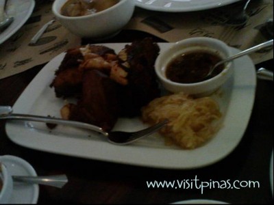 Crispy pork adobo at Abe Restaurant (Serendra Fort Bonifacio)