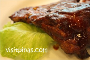 Baby back ribs at Flying Pig