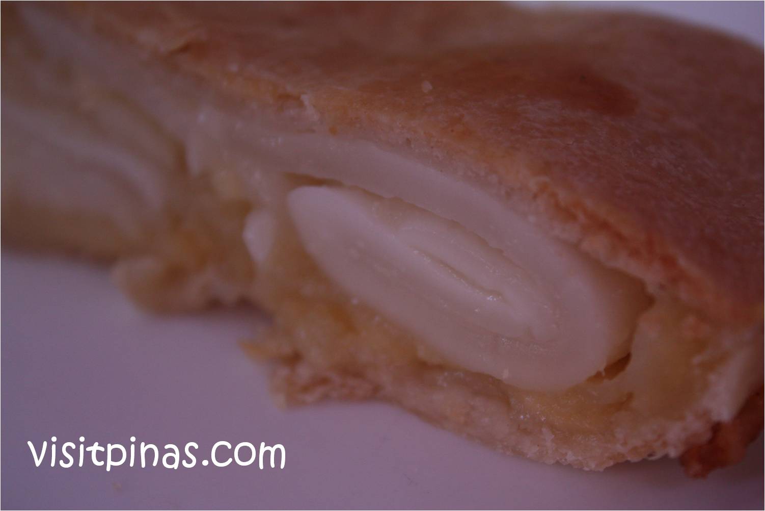 Buko Pie of El Mare up close