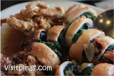 Stuffed Squid at Kanin Club