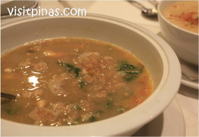 Monggo Soup at Cafe Via Mare