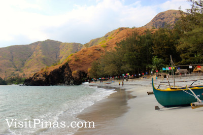Beach and Pine Trees at Anawangin Cove, Zambales