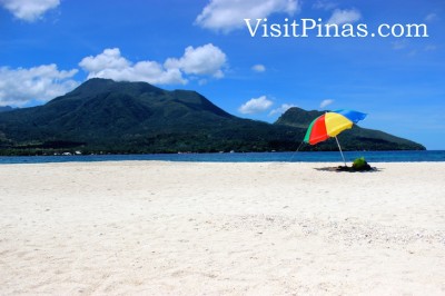 HIbok-Hibok Volcano at the background, White Island, Camiguin