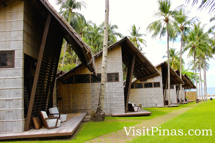 View of cottages towards the sea, Bahay Bakasyunan sa Camiguin