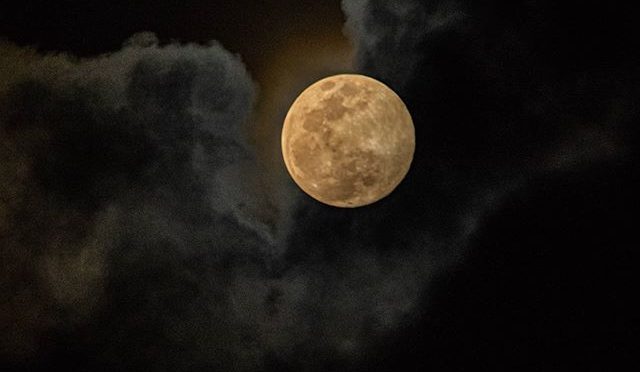 The Pink Moon over the Philippines